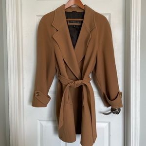 LONDON FOG camel wool coat